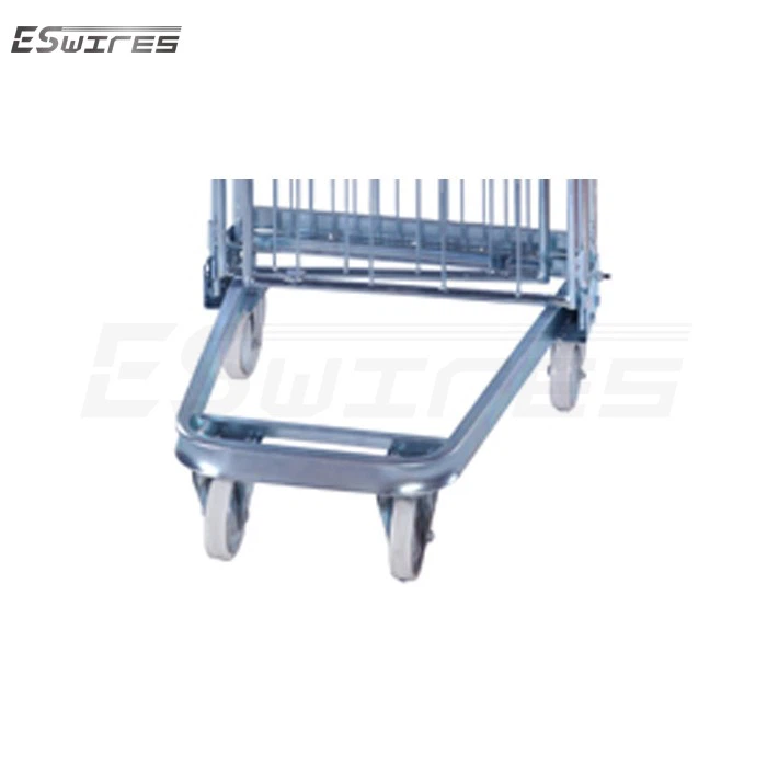 foldable cage trolley base